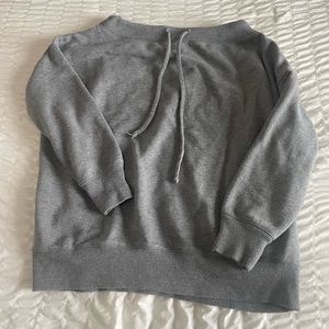 Aerie off the shoulder sweatshirt with stings size S